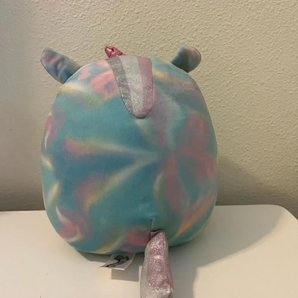 Squishmallow Mystery Tye Dye Unicorn Scented Plush Soft Toy Stuffed Animal 8